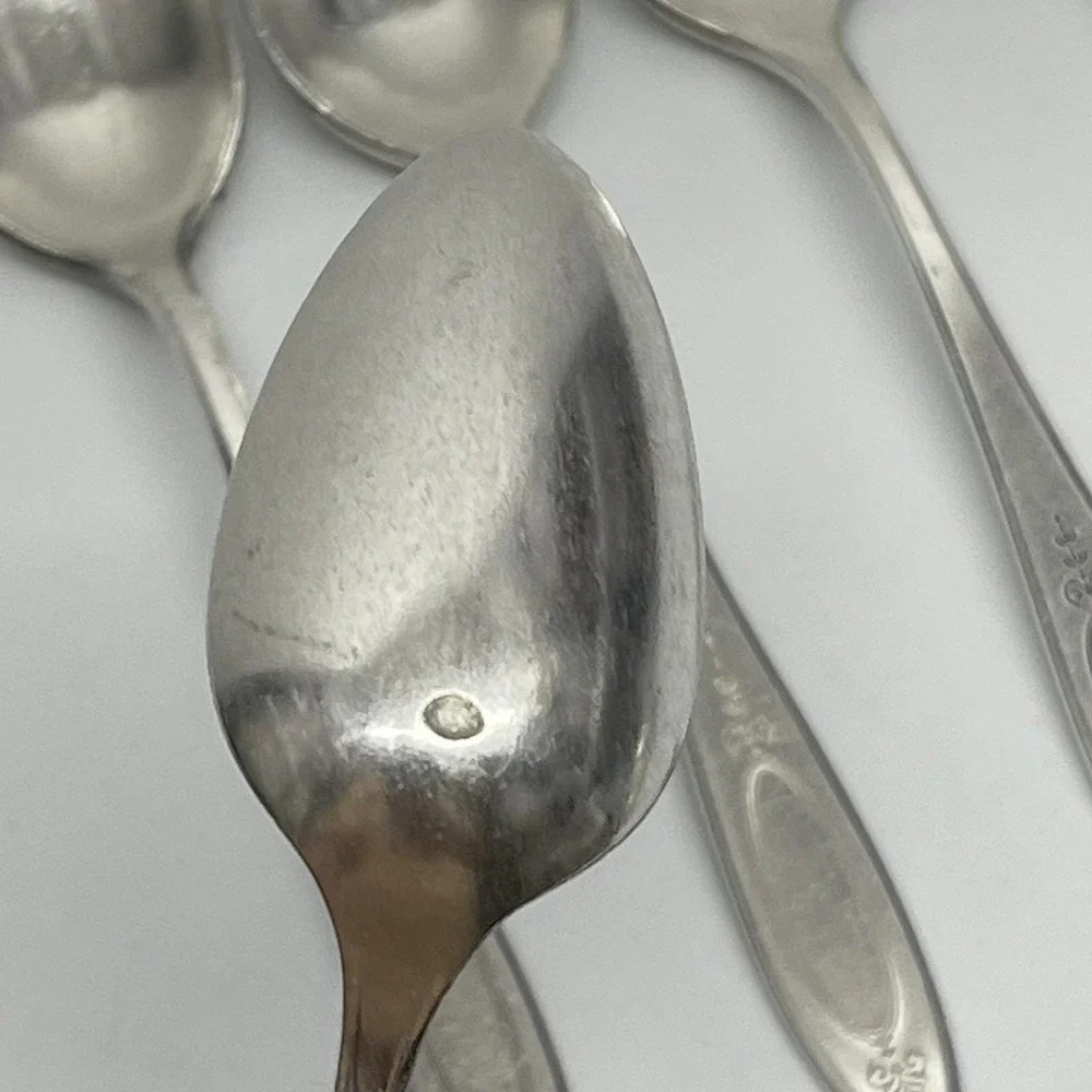 Vintage 1917 Oneida Community Plate Adam Pattern Flatware Silverware Set of 14